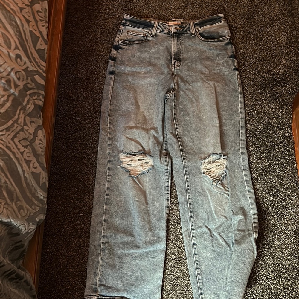 SO baggy dad jeans/highest rise